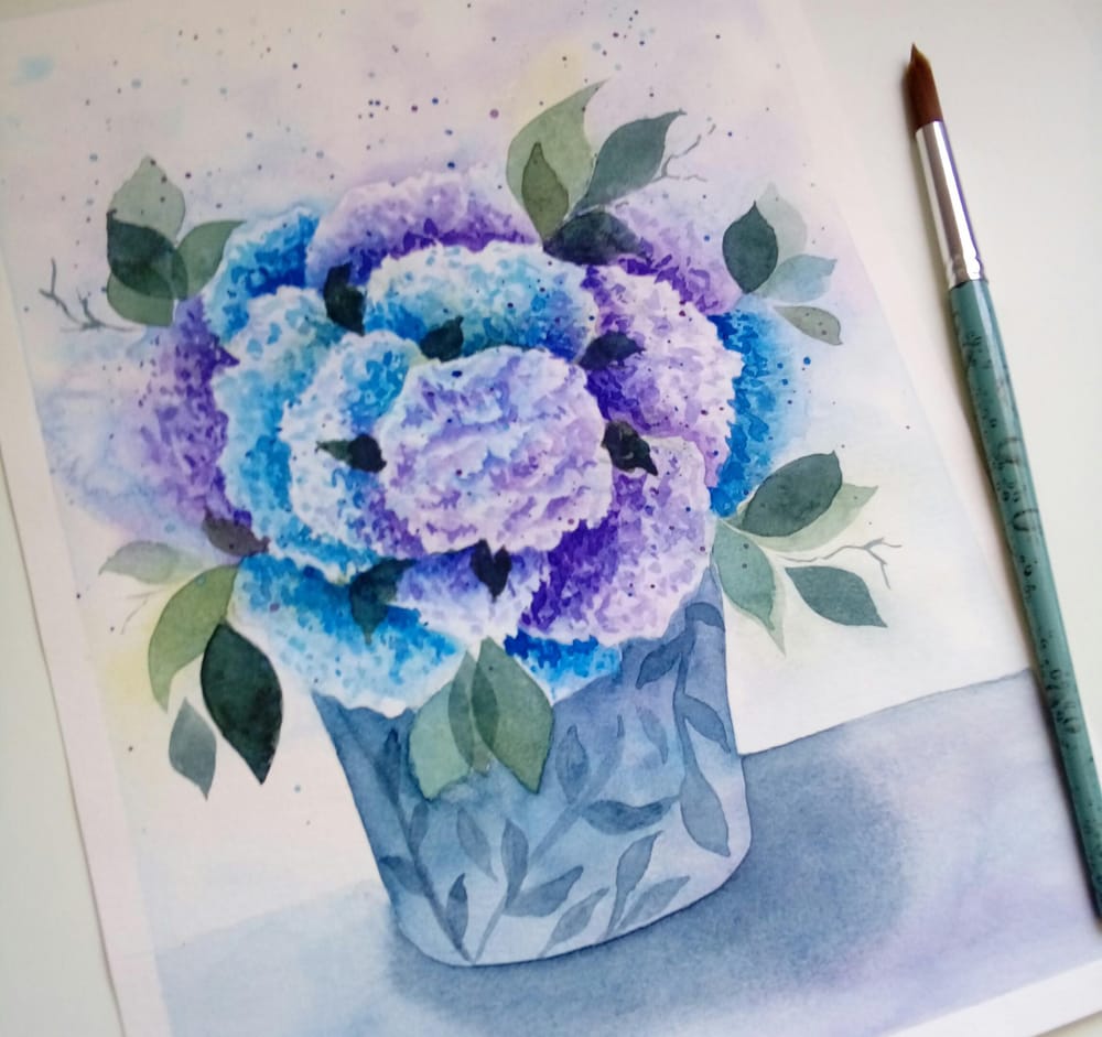 Dreamy Hydrangeas - image 6 - student project