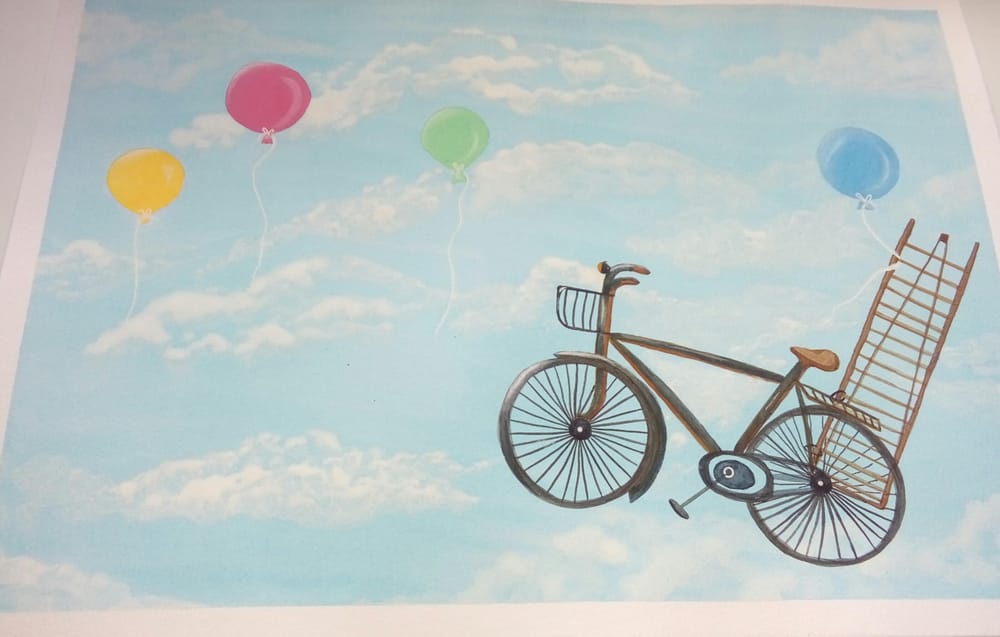 Watercolor Bicycle - image 3 - student project