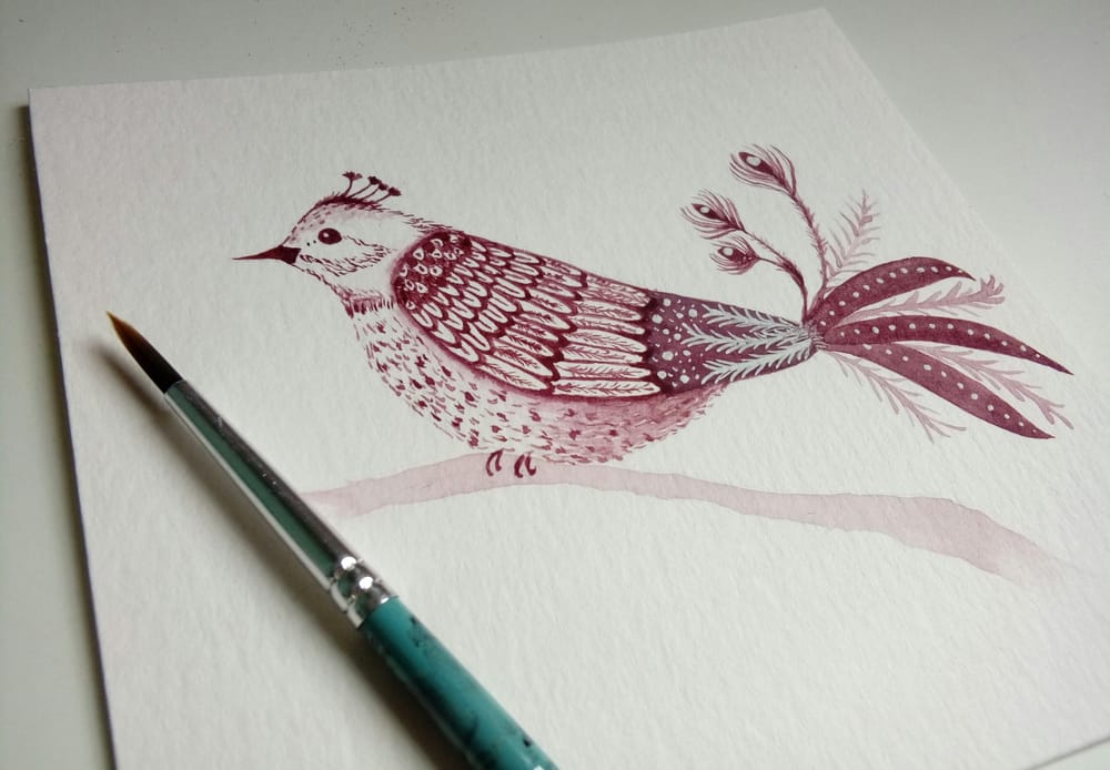 Whimsical Bird - image 1 - student project