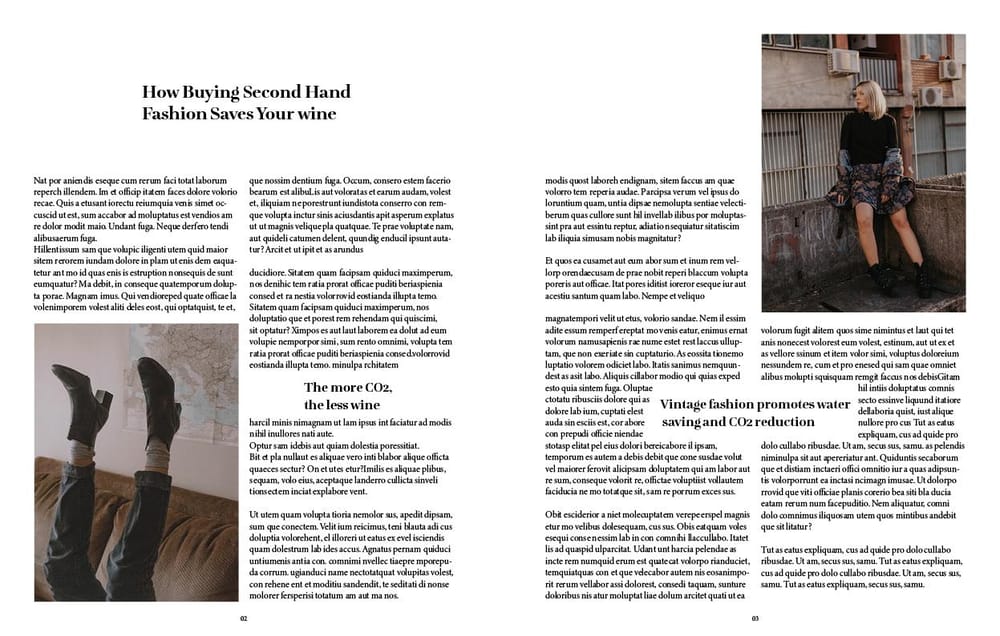Vintage Fashion Magazine - image 2 - student project