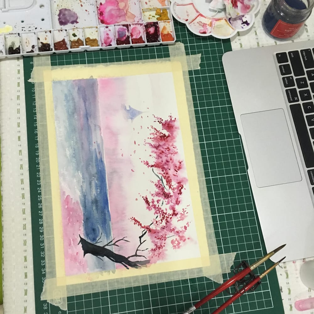 Dreamy Spring Landscape - image 2 - student project