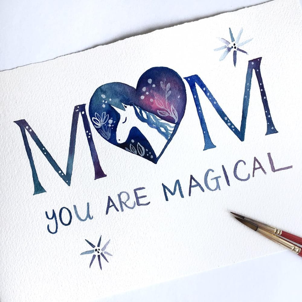 Mother's Day Cards in Watercolour - image 7 - student project