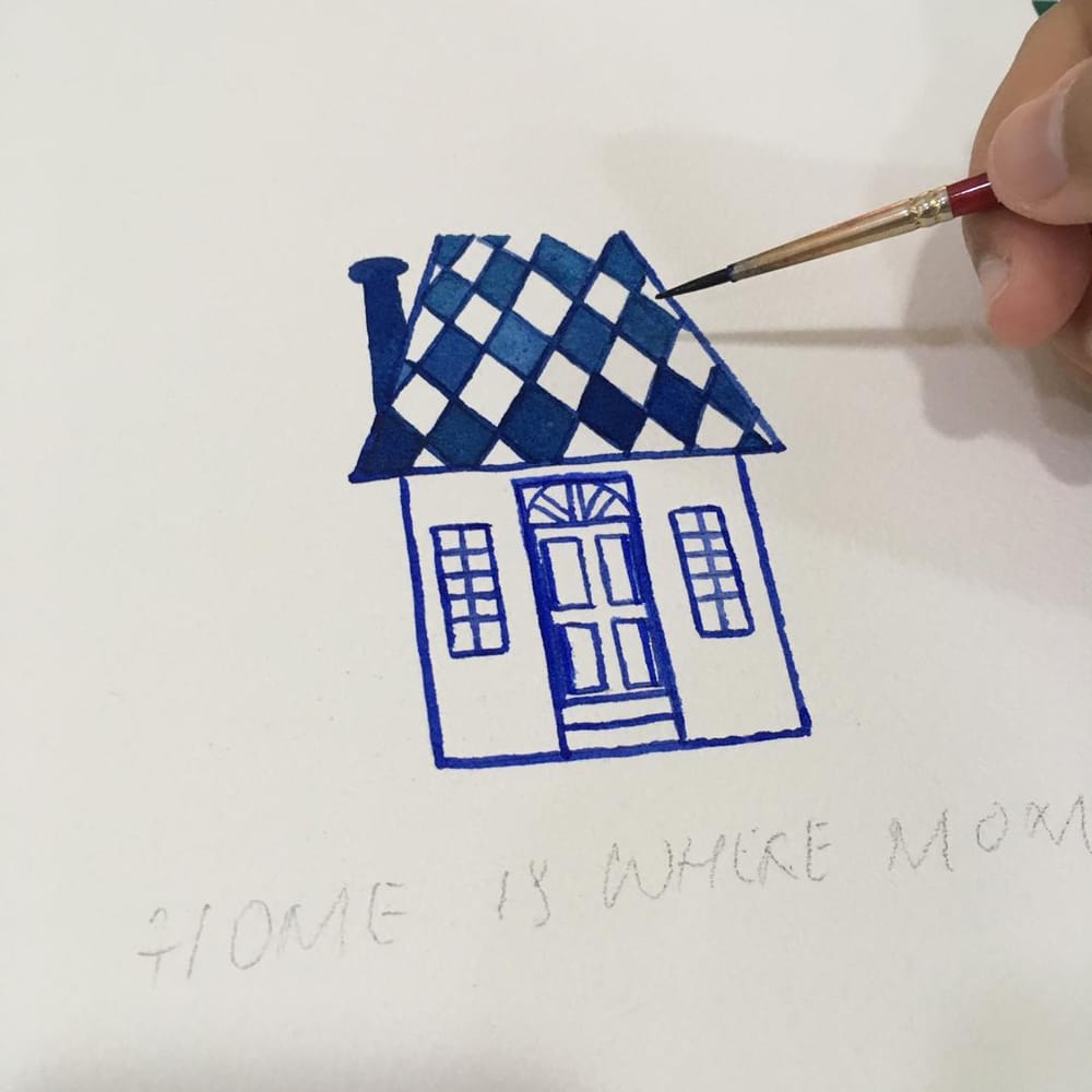 Mother's Day Cards in Watercolour - image 3 - student project