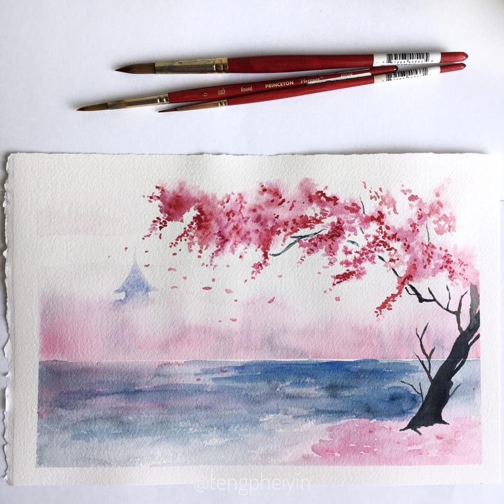 Dreamy Spring Landscape - image 3 - student project