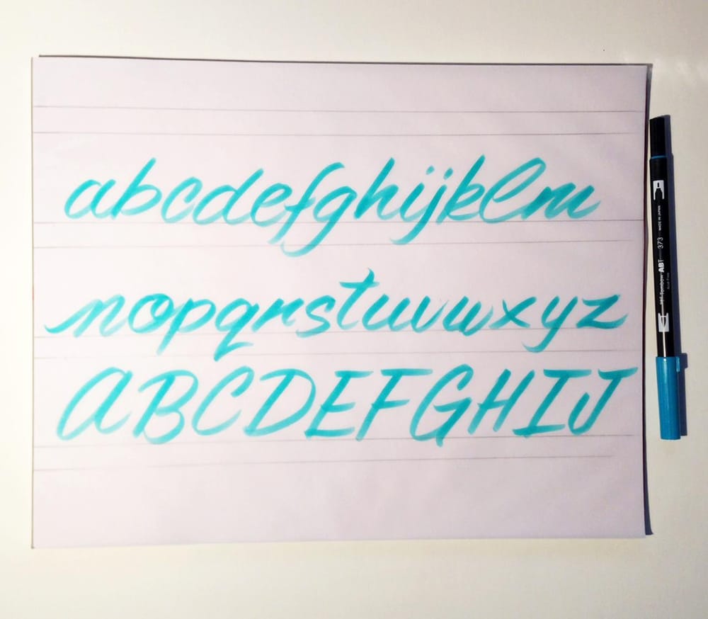 Lettering a Letter - image 10 - student project
