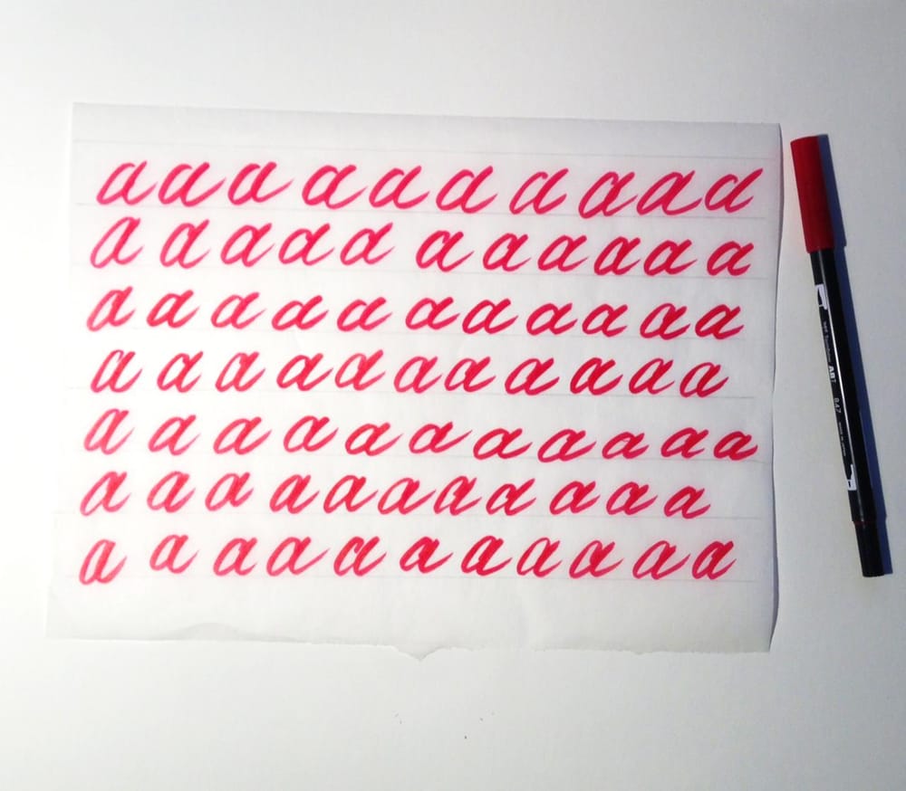 Lettering a Letter - image 9 - student project