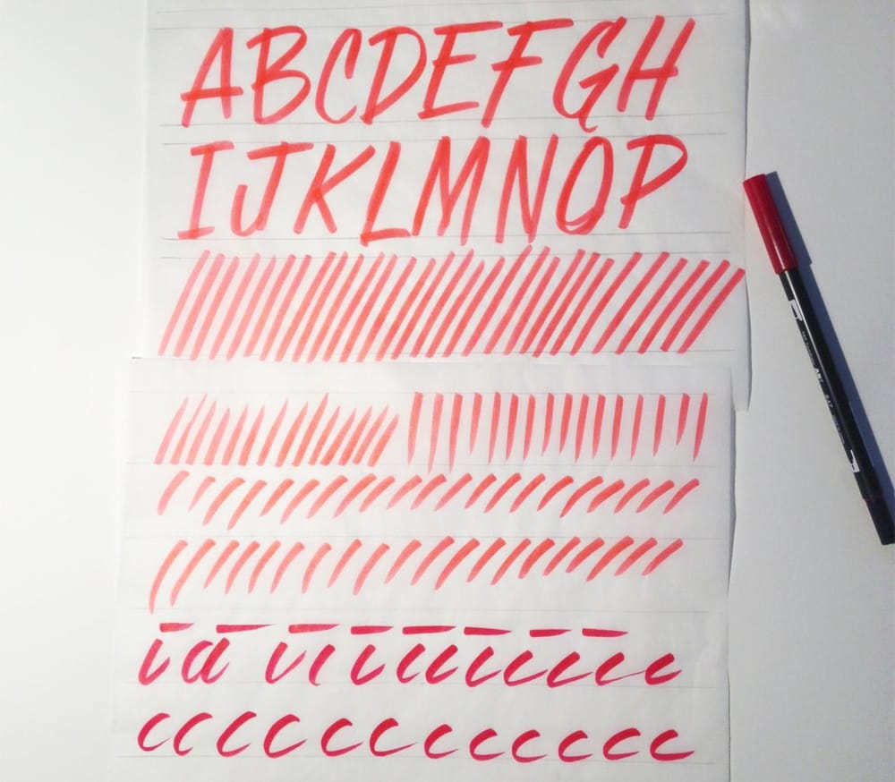 Lettering a Letter - image 8 - student project