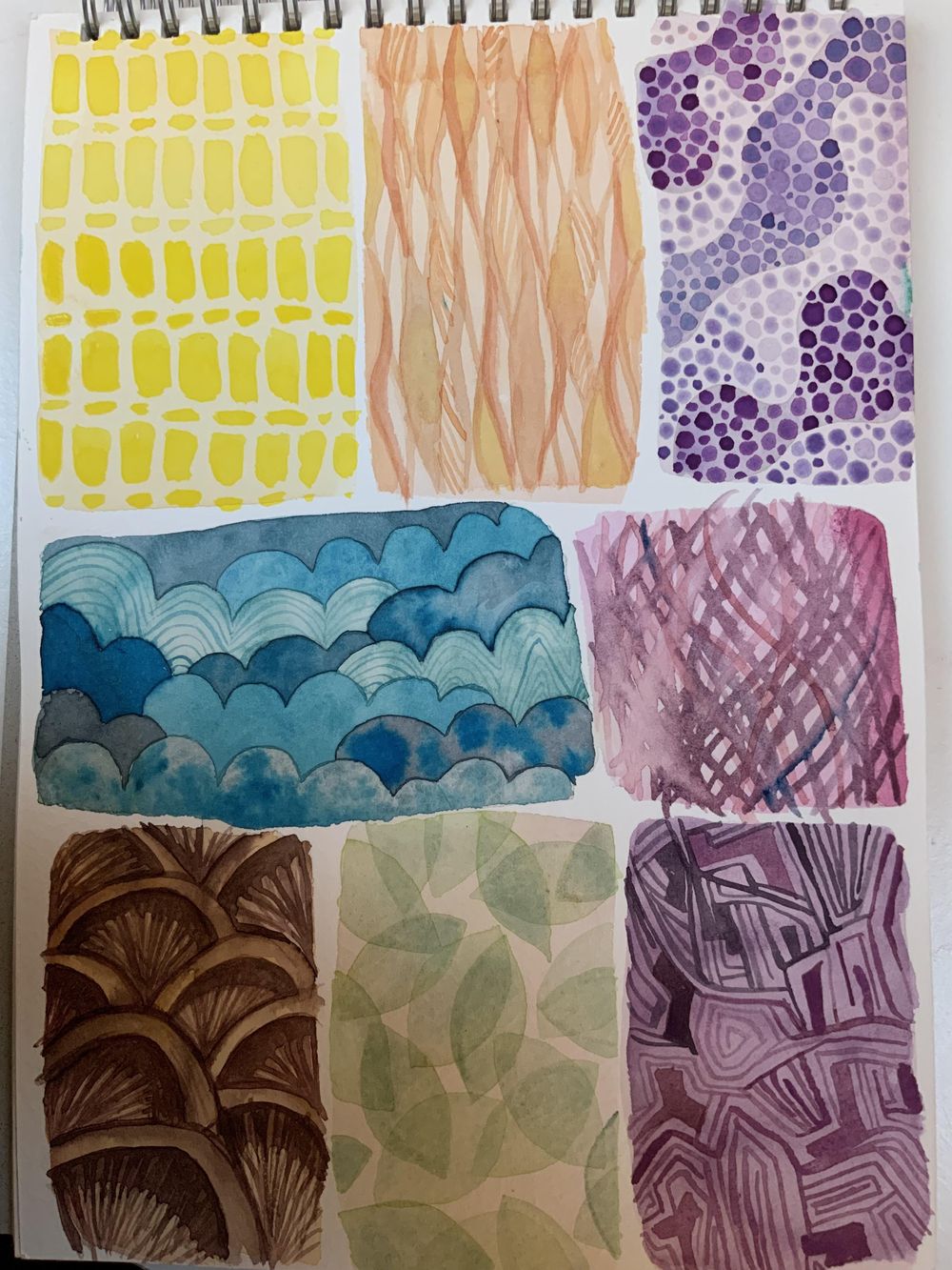Texture in watercolour - image 2 - student project