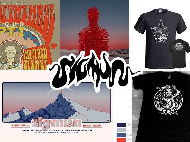 Band T-Shirt for Sigmun - image 1 - student project