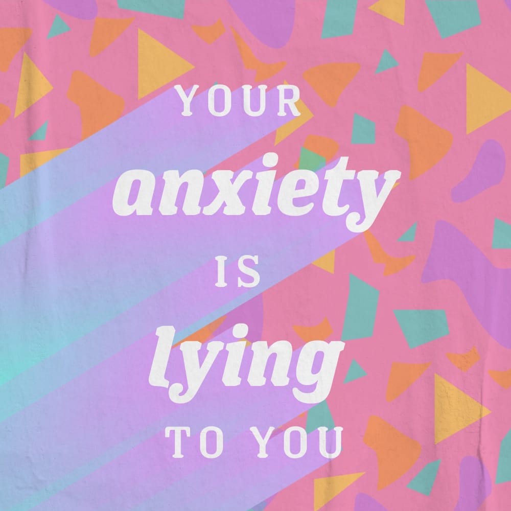 Memphis pattern inspired quote design - image 1 - student project