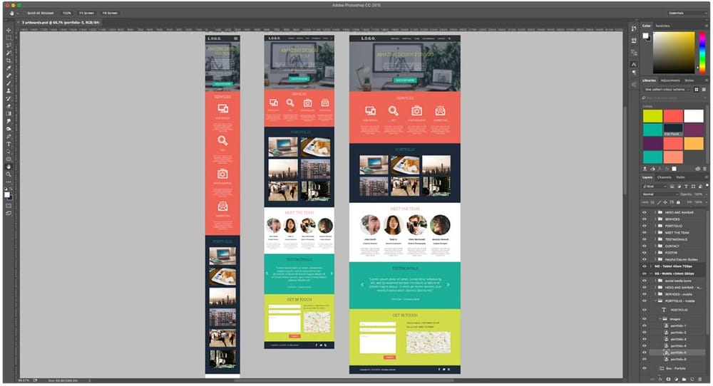 A slight twist on the tutorial website look - image 1 - student project