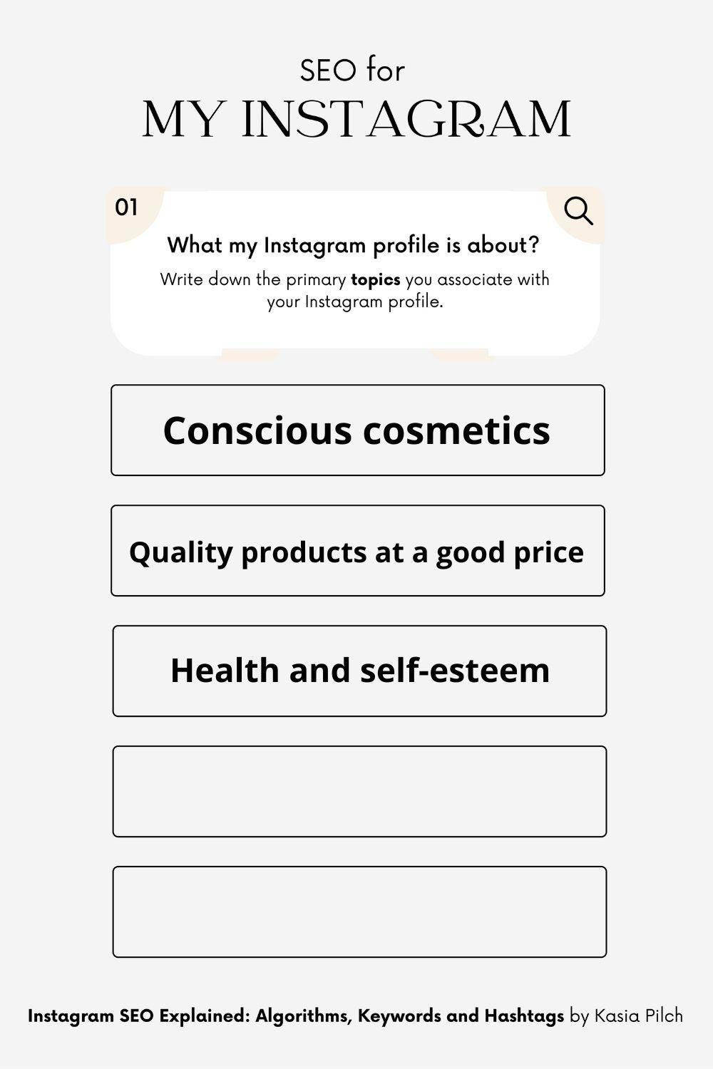 Instagram SEO- Homework. - image 1 - student project