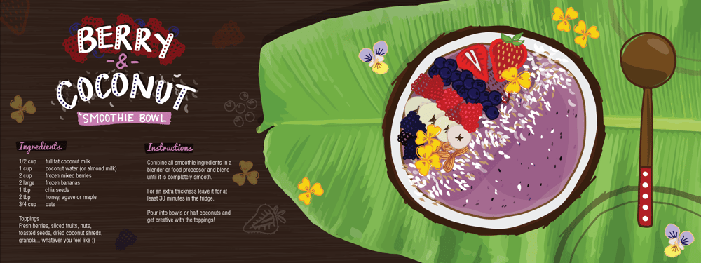Berry & Coconut Smoothie Bowl - image 7 - student project