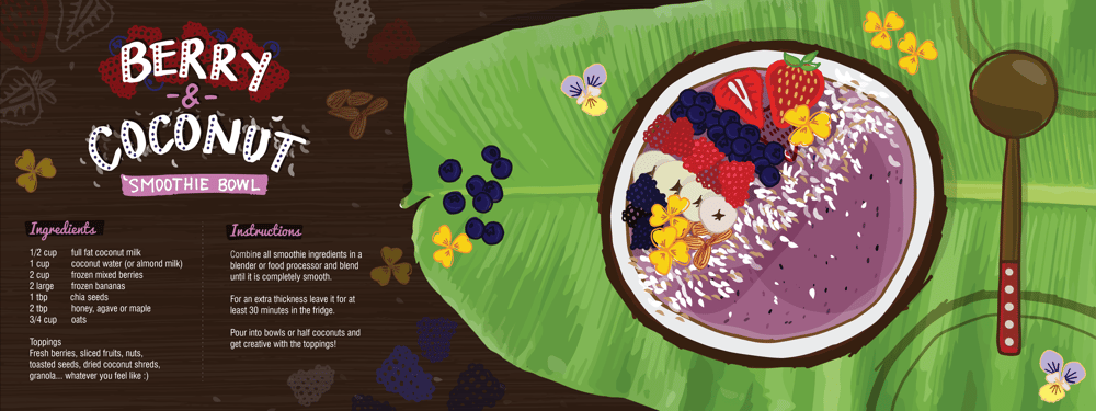 Berry & Coconut Smoothie Bowl - image 8 - student project