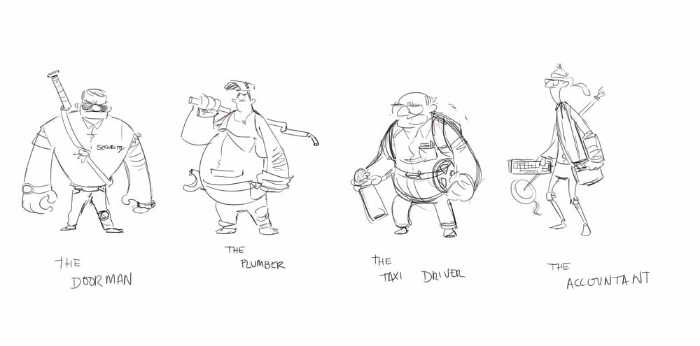 Zombie apocalypse survivors - image 1 - student project