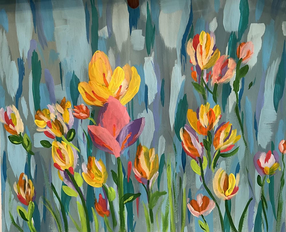 Abstract Flowers - image 1 - student project