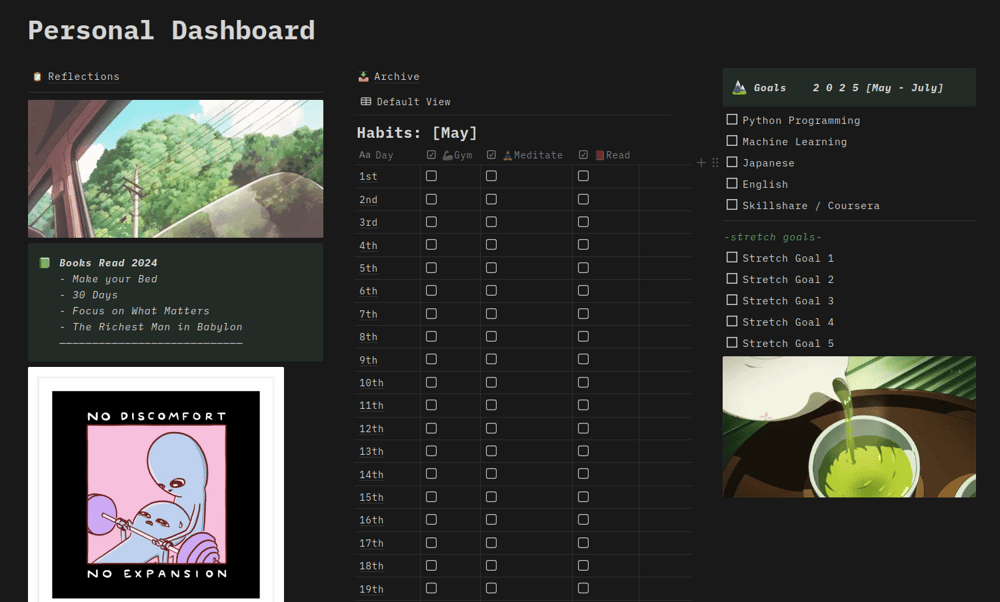 Notion Page - image 1 - student project