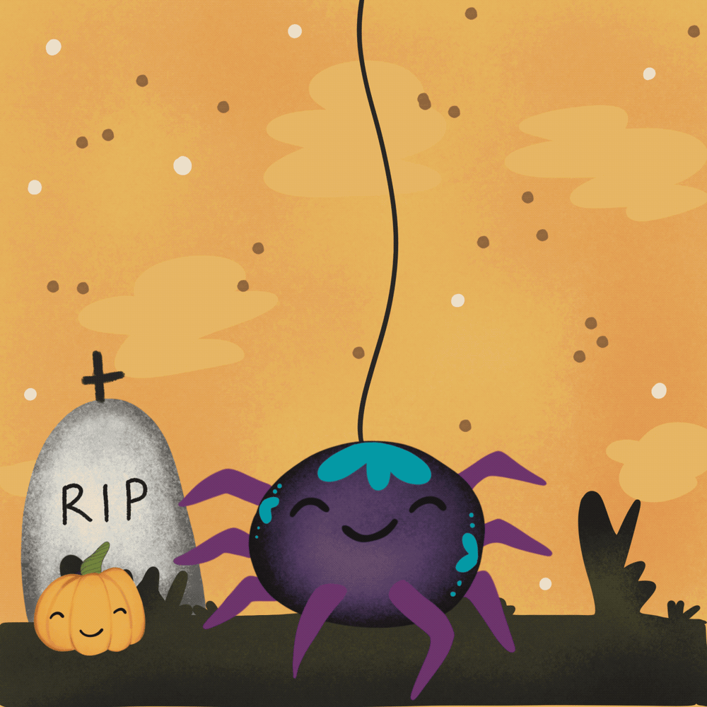 Cute Halloween animations Skillshare Student Project