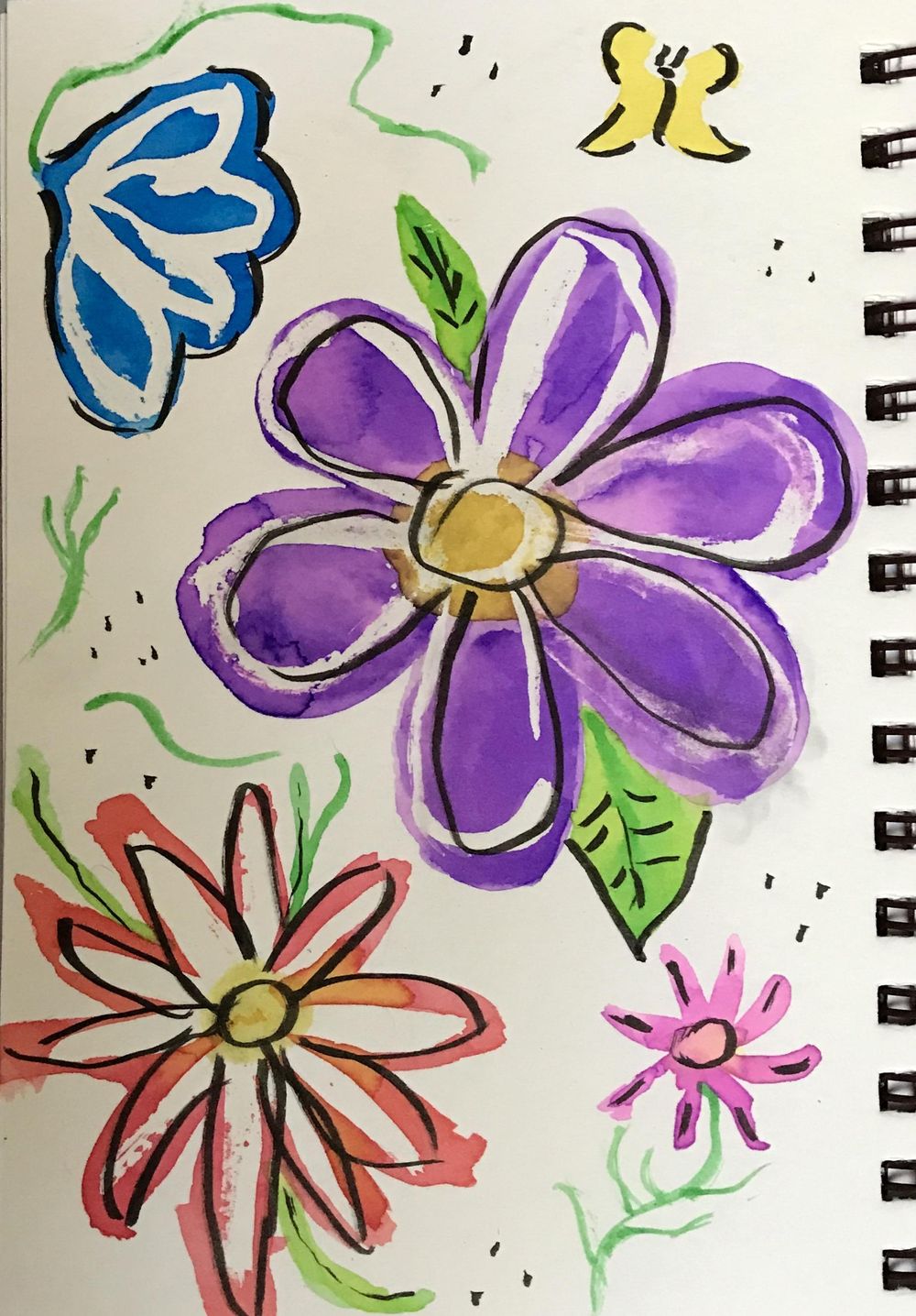 Flowing Flowers - image 1 - student project
