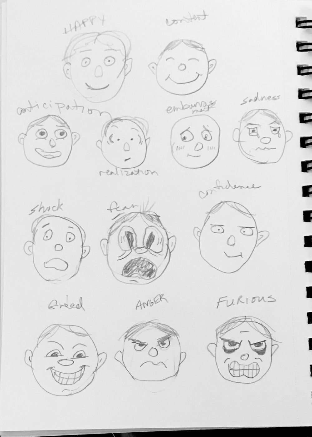 Cartoony faces - image 2 - student project