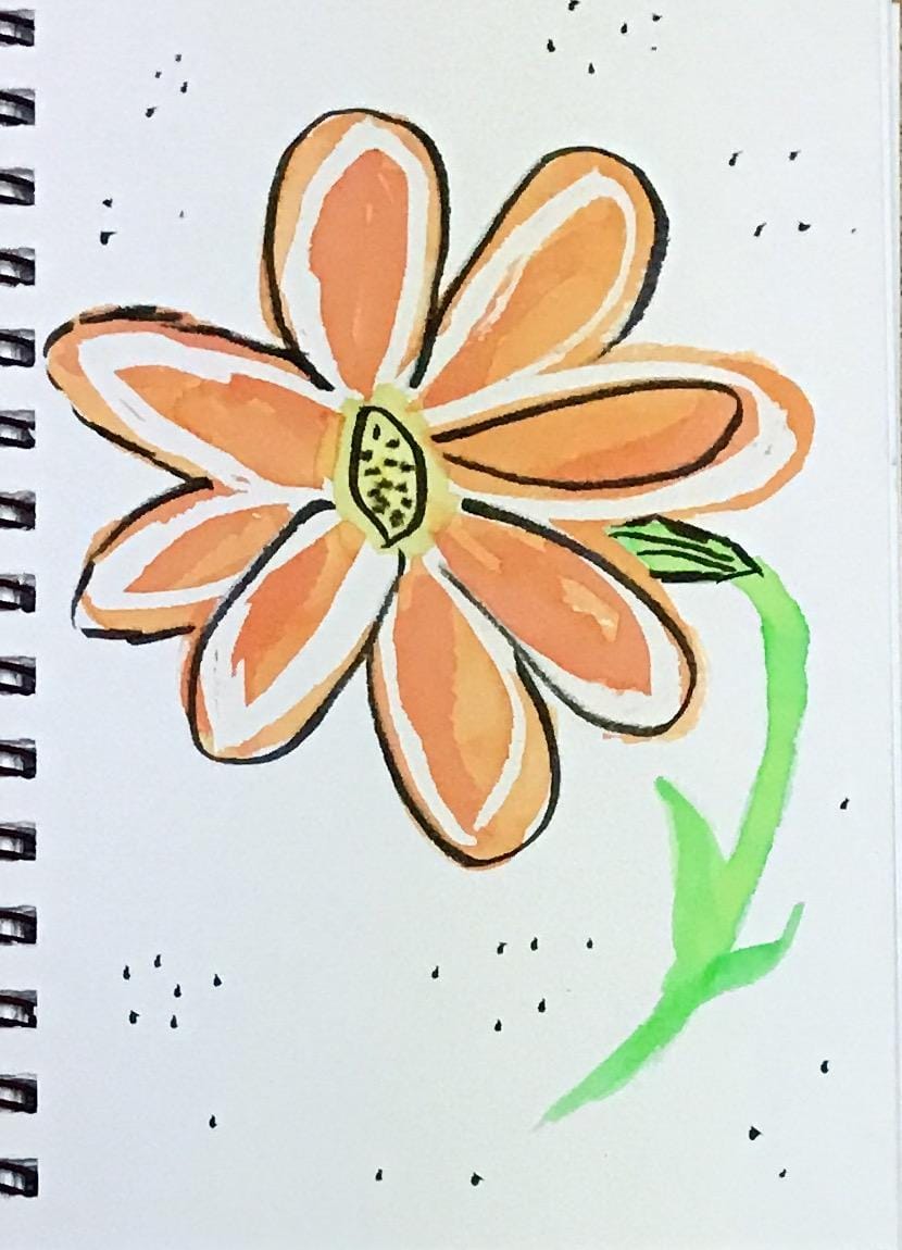 Flowing Flowers - image 2 - student project