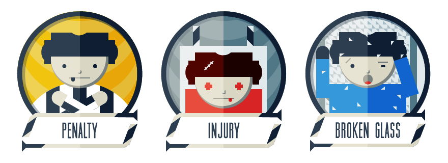 Hockey Game Badges - image 4 - student project