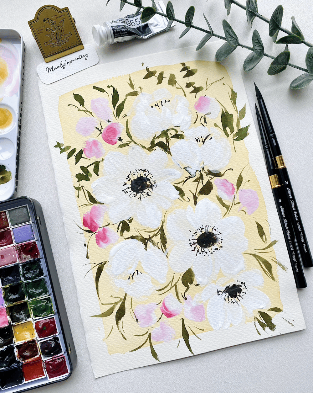 Paint with Jenny~give florals meaning - image 1 - student project