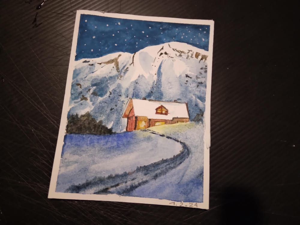 watercolour challenge - image 4 - student project