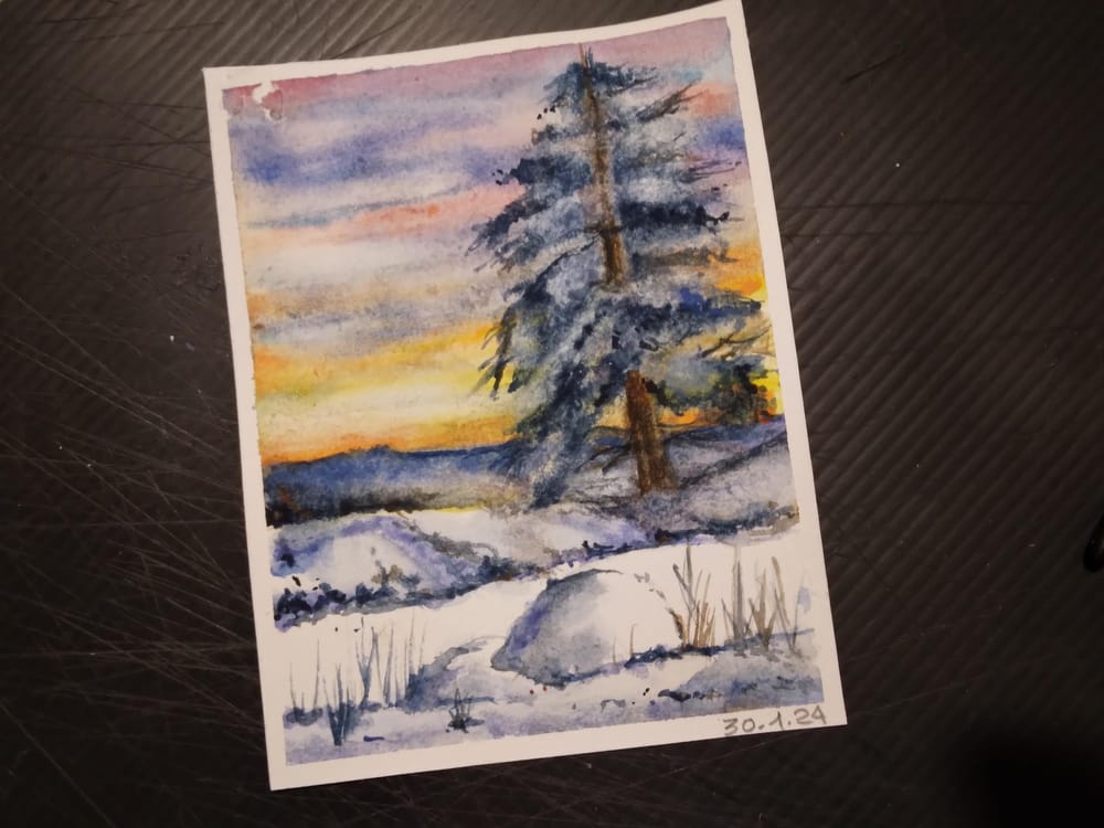 watercolour challenge - image 5 - student project
