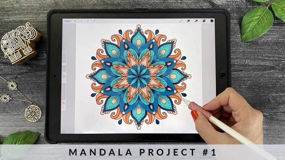 Mindful Mandalas in Procreate - image 1 - student project
