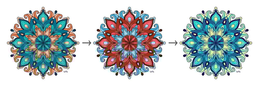 Mindful Mandalas in Procreate - image 2 - student project