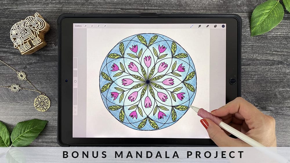 Mindful Mandalas in Procreate - image 4 - student project