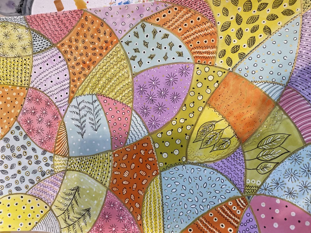 Beginners contrast colour pattern Part 2 - image 1 - student project