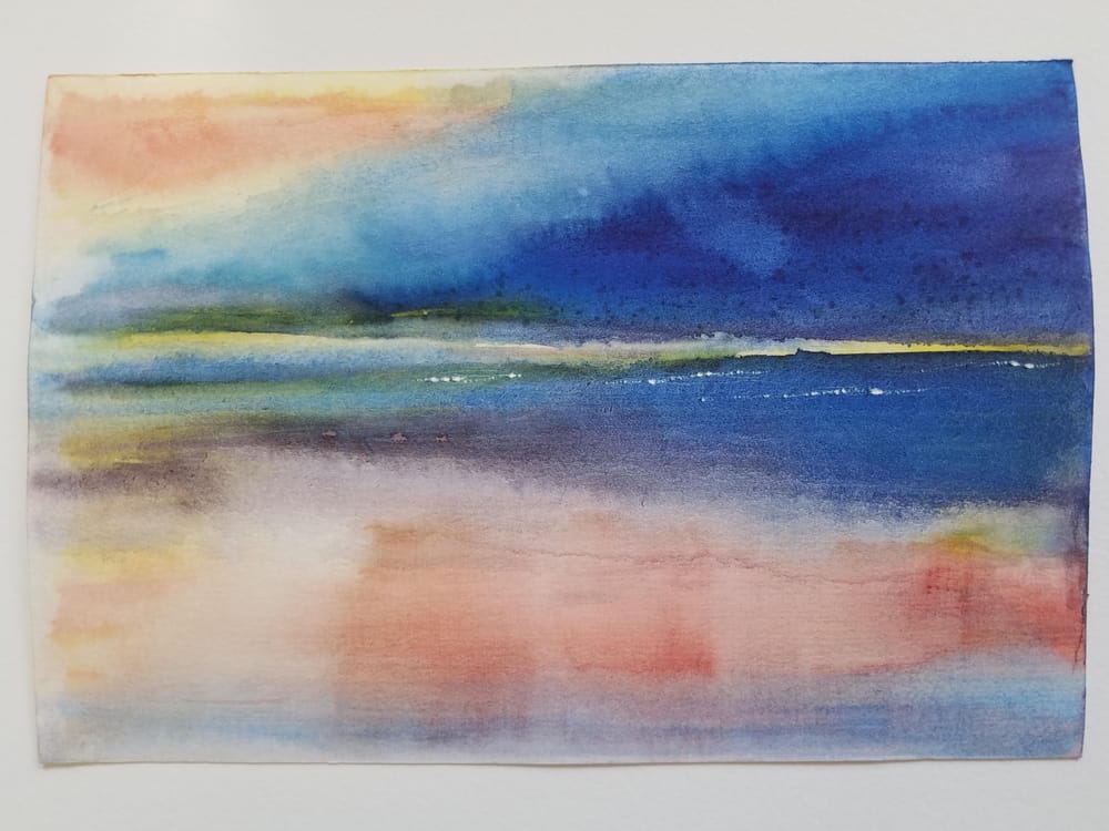 California style watercolor - image 1 - student project