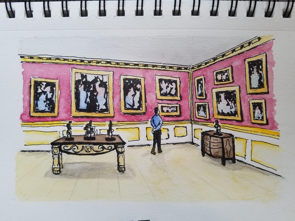 2 point perspective interior projects - image 2 - student project