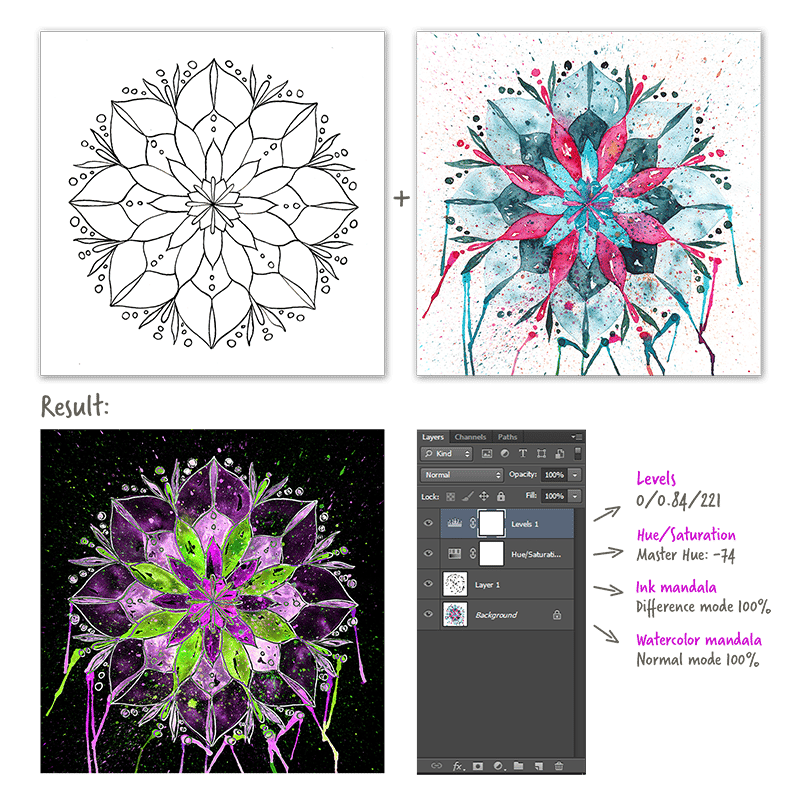 Colorful Mandalas - image 2 - student project