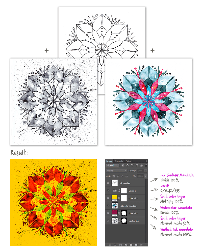 Colorful Mandalas - image 5 - student project
