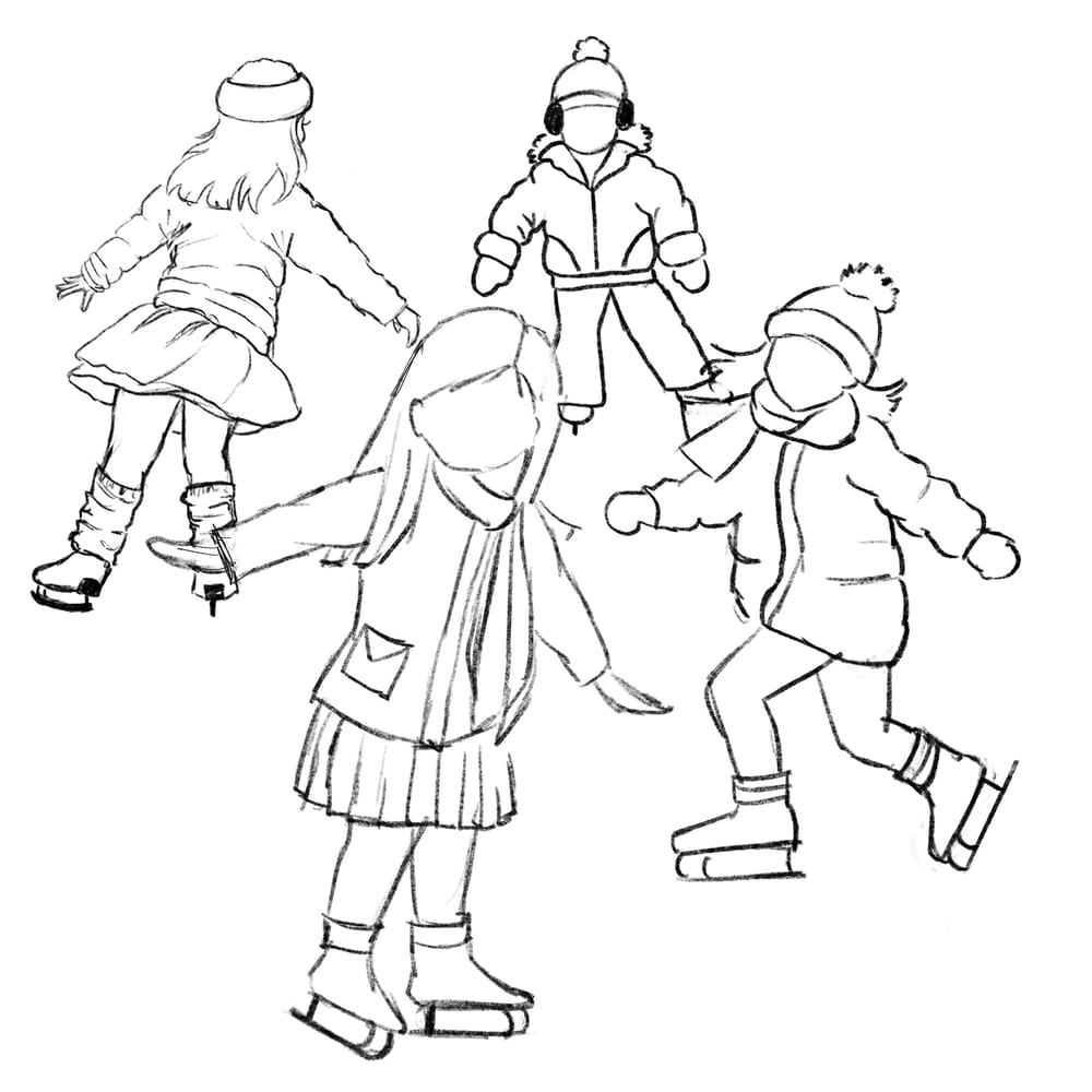 Ice skating fun - image 1 - student project