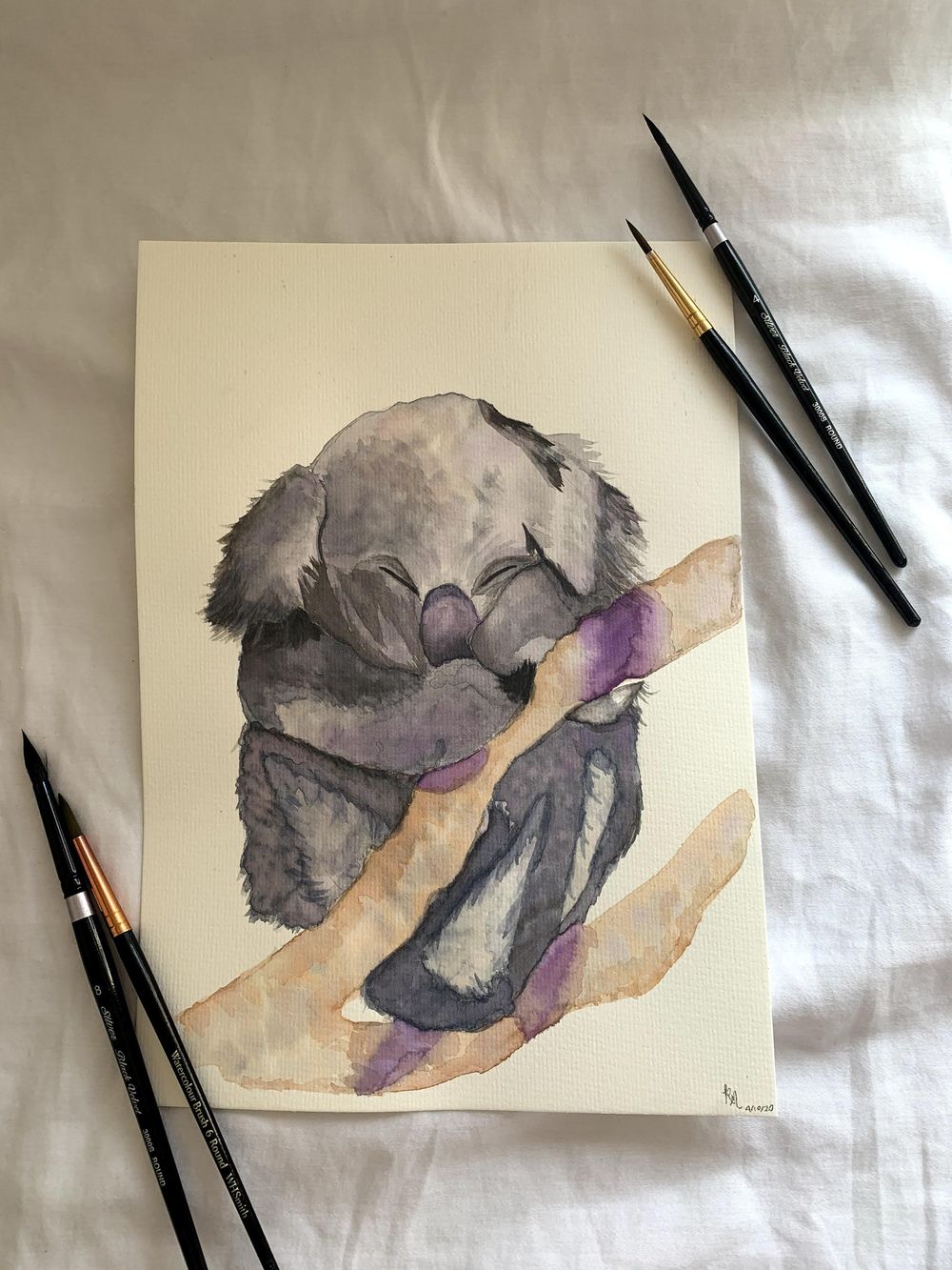 Watercolor Koala Project - image 1 - student project