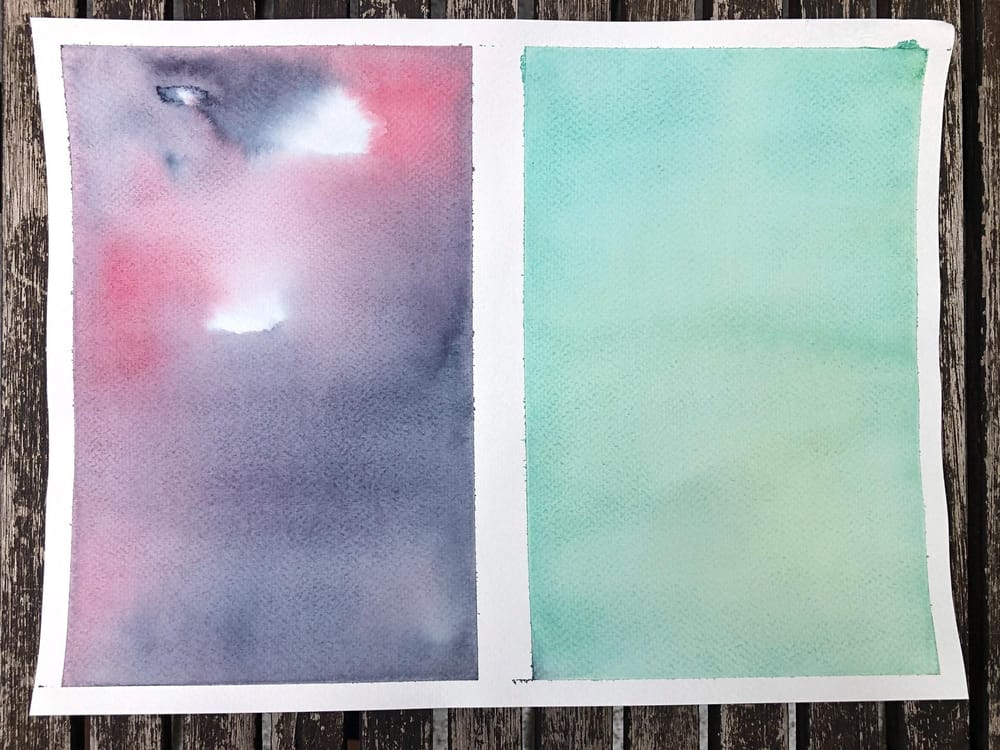 Moody Watercolor Washes - image 3 - student project