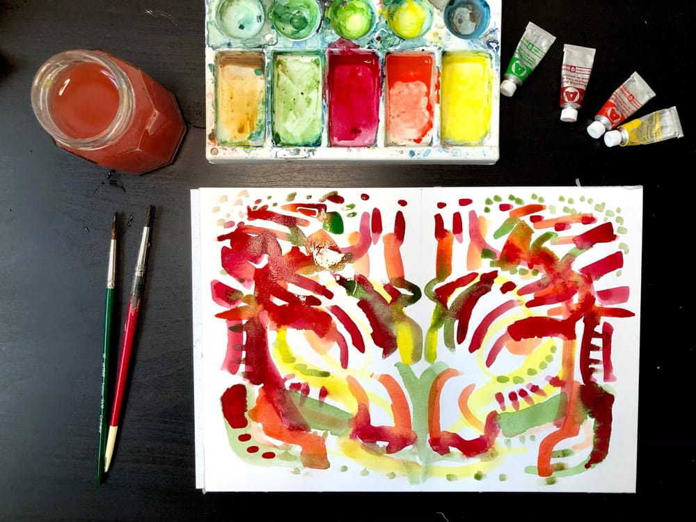 Painting w/ non-dominant hand - image 1 - student project