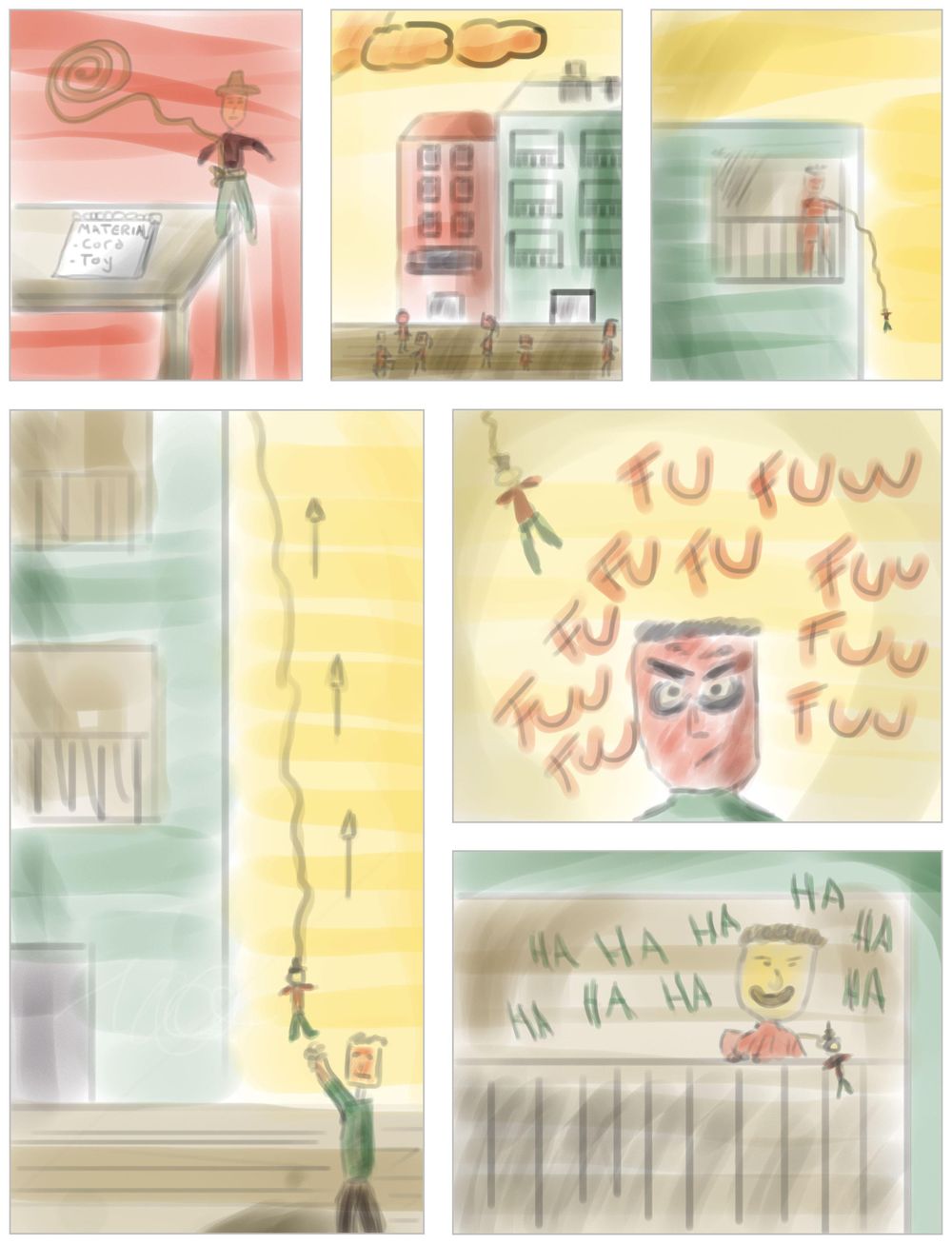 Childhood memory + Digital painting - image 2 - student project