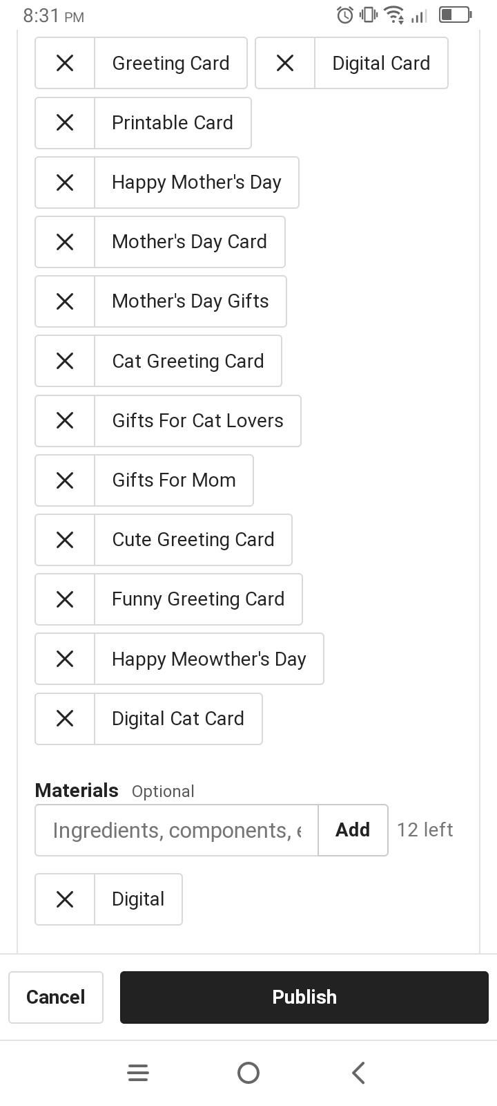Etsy Listing Keywords - image 3 - student project