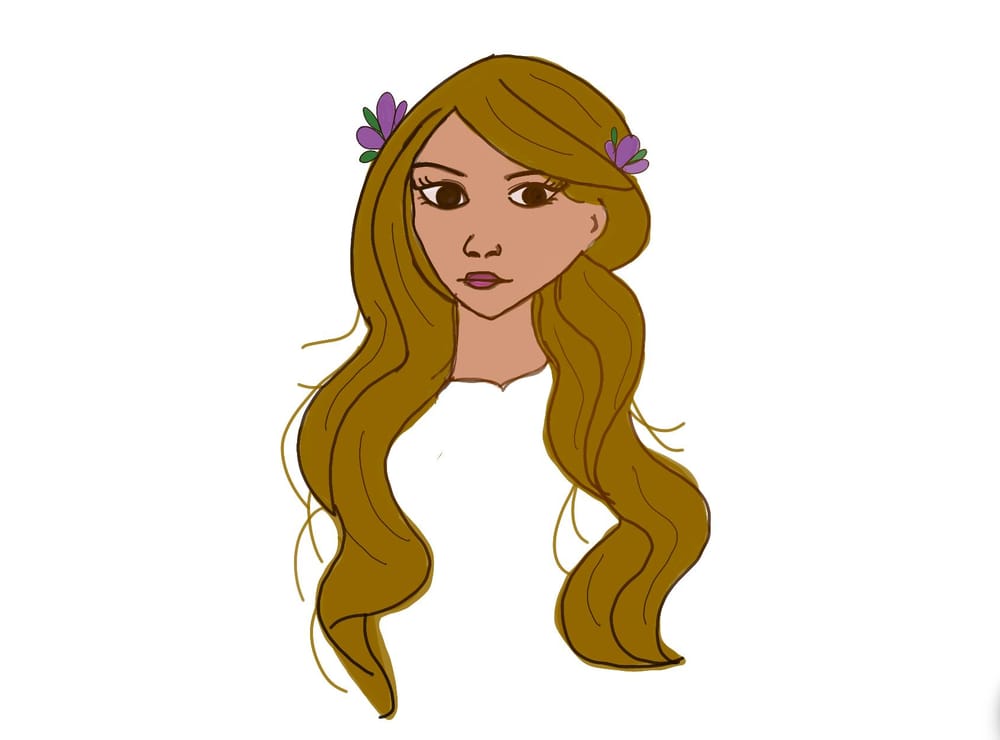 My First digital portrait! - image 2 - student project