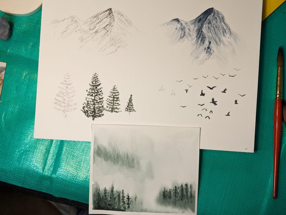 Misty Mountain - image 1 - student project