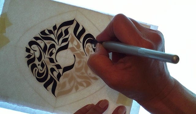 Project Sample: Calligraphy Stroke Tattoo - image 6 - student project
