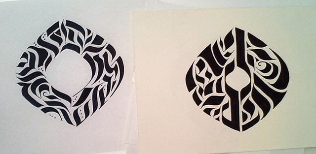 Project Sample: Calligraphy Stroke Tattoo - image 11 - student project