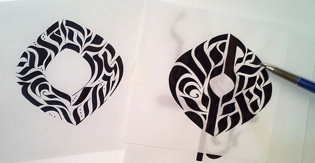 Project Sample: Calligraphy Stroke Tattoo - image 10 - student project