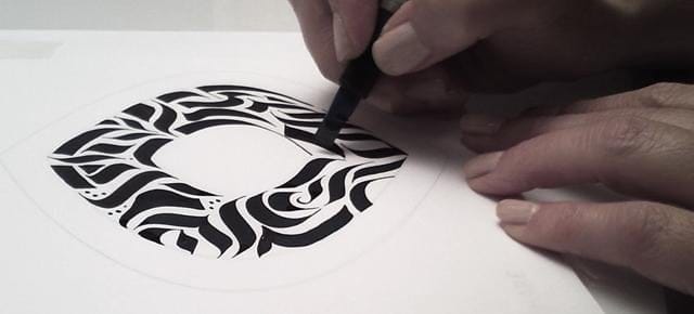 Project Sample: Calligraphy Stroke Tattoo - image 2 - student project