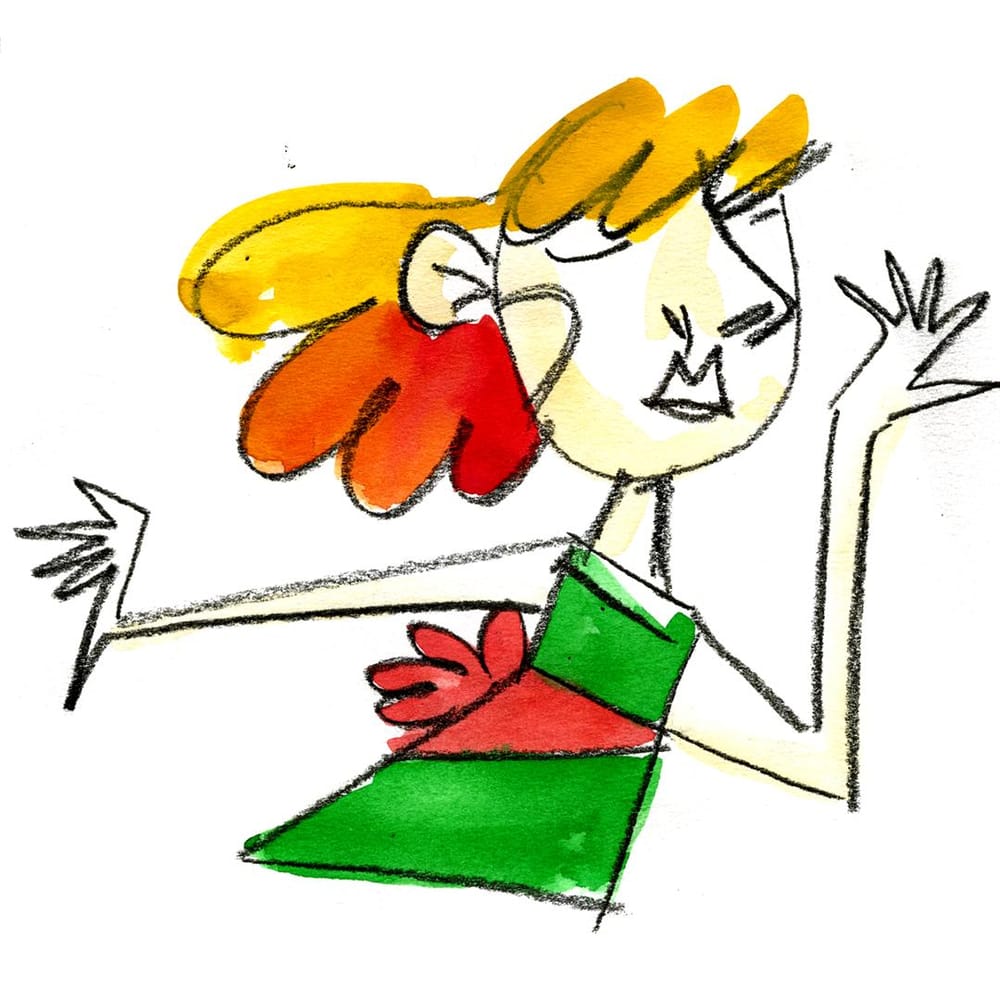 Exploring gouache and ink Skillshare Student Project